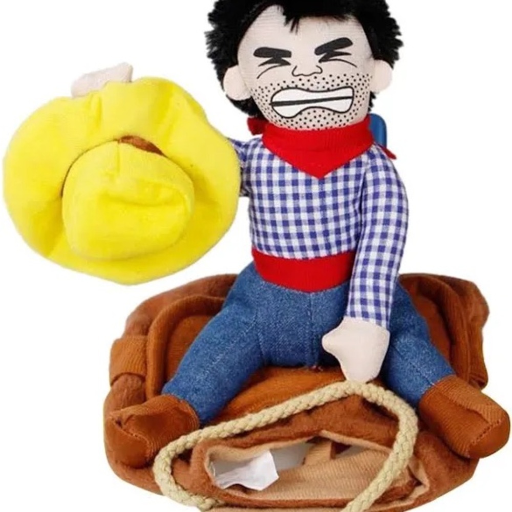 Cowboy Plush Toy with Yellow Hat